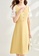 OUNIXUE yellow Vintage Square Neck Lace Jumper Dress 65576AA920ECE7GS_5