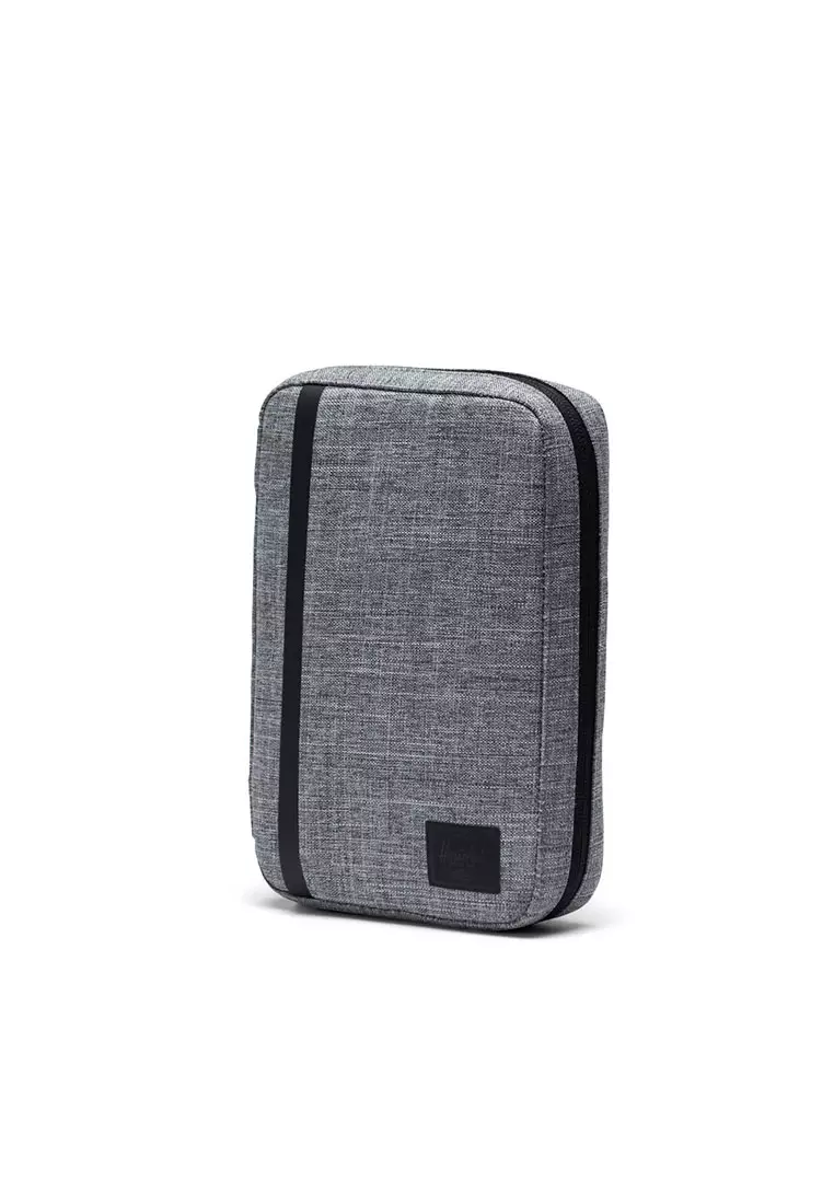 Jual Herschel Herschel Tech Organizer Pouch Raven Crosshatch Original