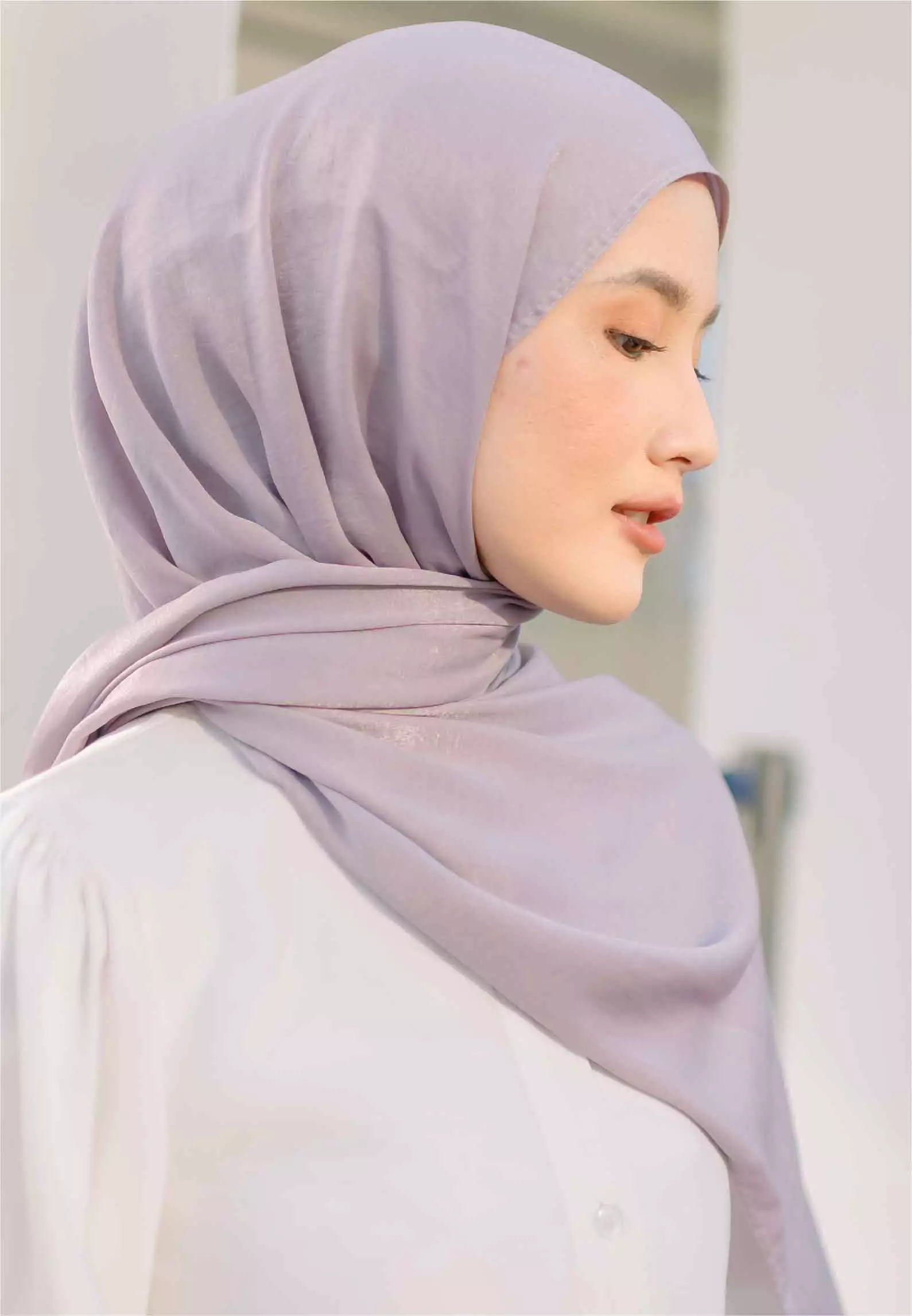 Kian Shawl Purple Pastel
