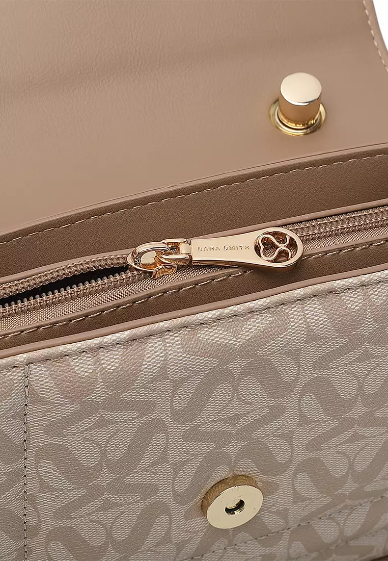 Women's Top Handle Bag / Sling Bag / Crossbody Bag / Shoulder Bag (Tas Tangan Wanita / Tas Selempang Wanita / Tas Bahu Wanita) - Cokelat