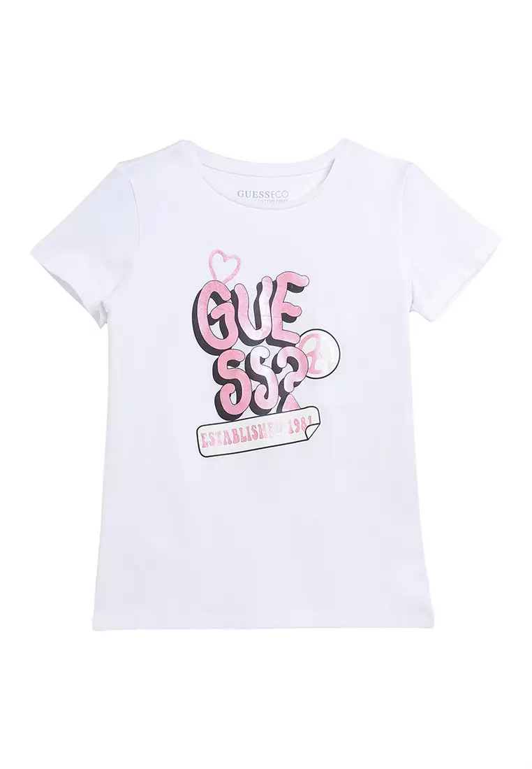 Guess on sale graphic tee