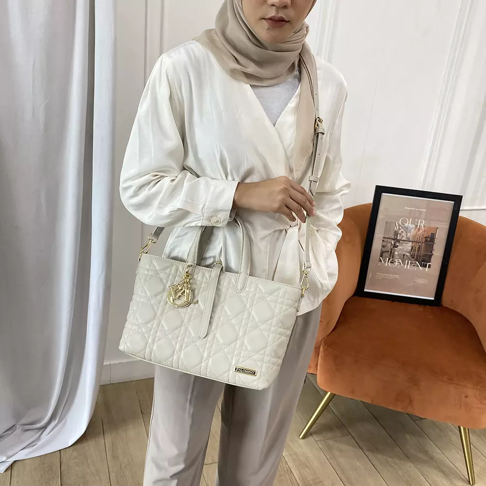 Palomino Lassa Handbag Wanita Warna Cream