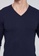 Sisley navy V-neck Knitted Sweater 6CC09AA1A62666GS_4