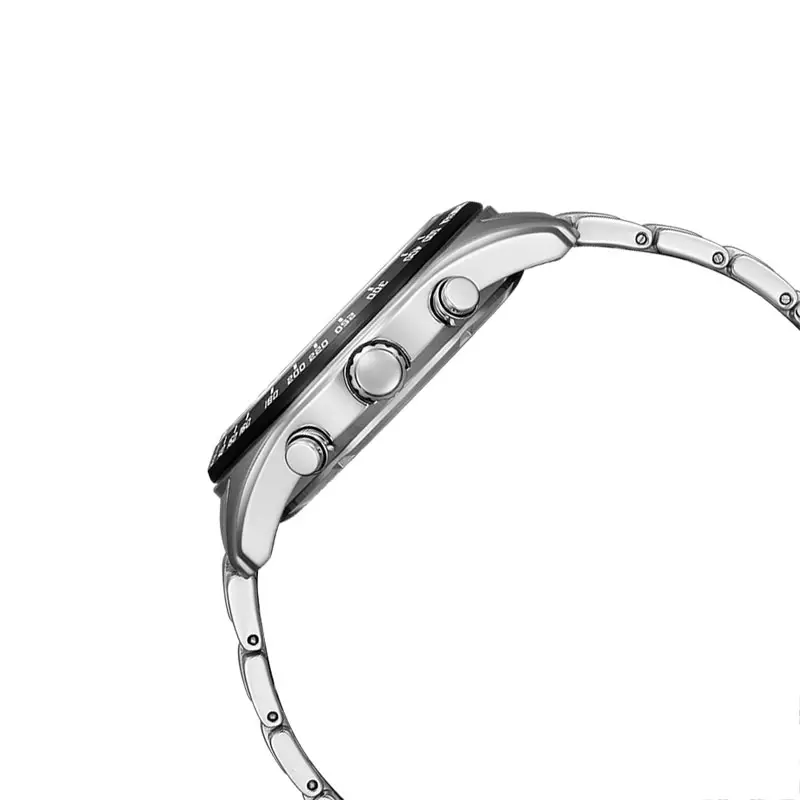 Jam Tangan Pria Citizen Chronograph CA4674-58E Eco Drive Black Dial Stainless Steel Strap