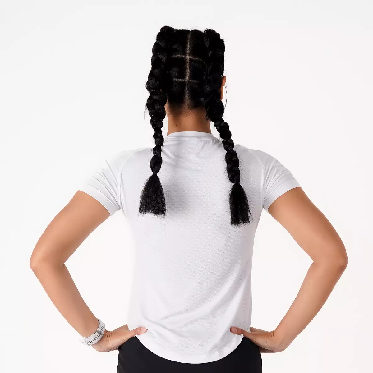 Tiento Jersey Running Women Kaos Olahraga Wanita Baju Lari Quick Dry South Pure White