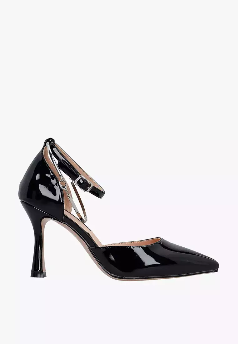 Discount on Nine West  shoes - SKU: Tibby Ankle Strap Pumps Black