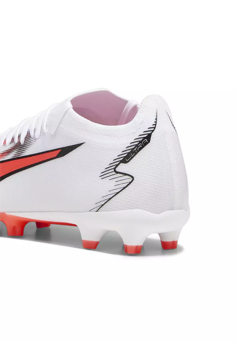 [NEW] PUMA Unisex ULTRA MATCH FG/AG Men's Football Boots (White)