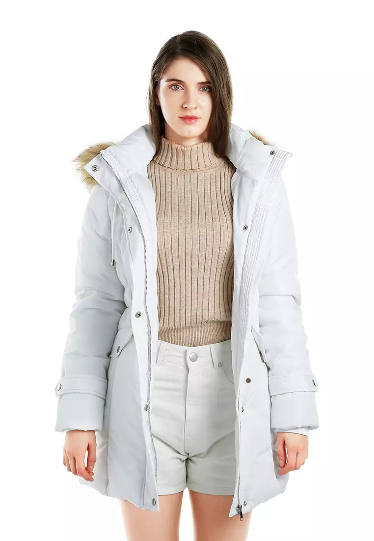 Fur Collar Best Quality Faux Fur Coats Chinchilla Fur Jacket With