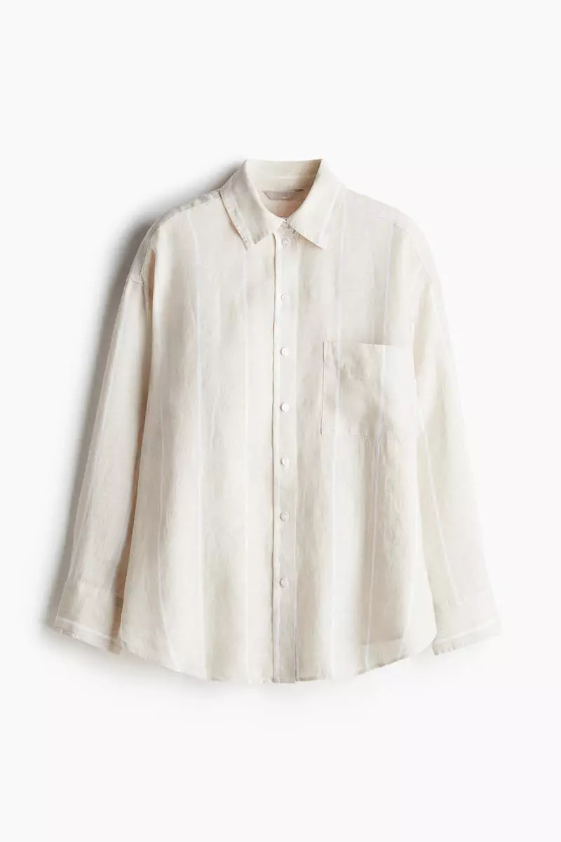 Oversized linen shirt
