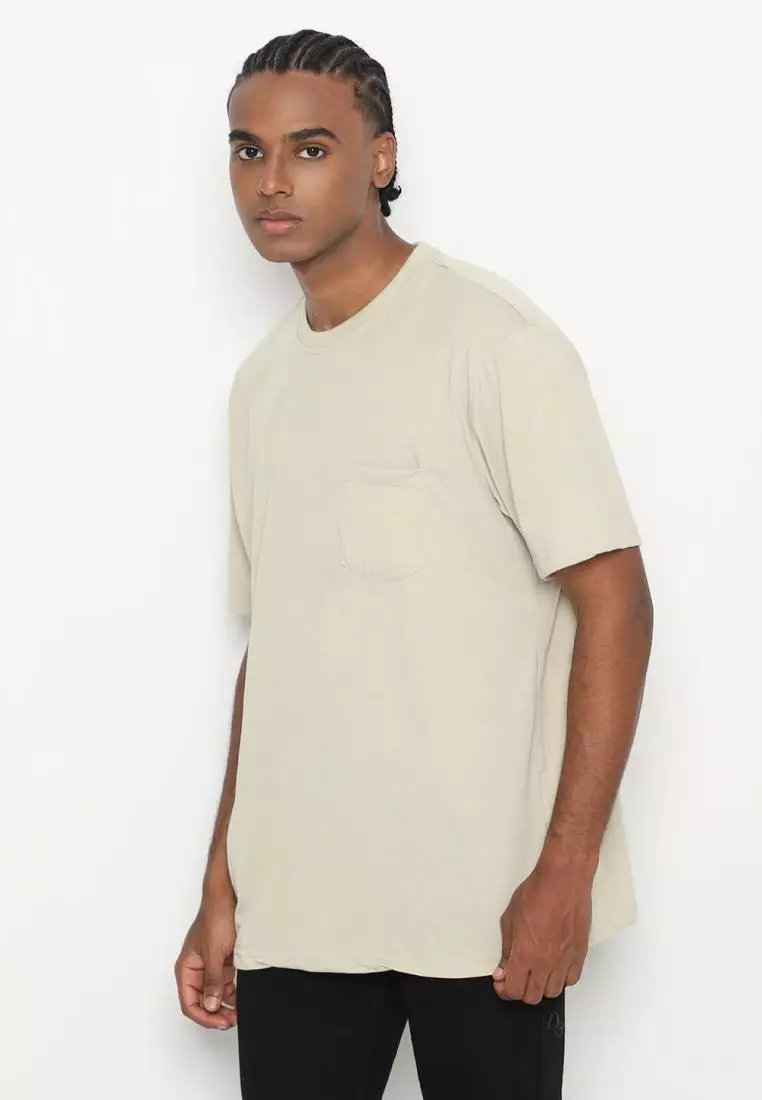 MATSUDA Kaos Polos Pocket T Shirt Cotton Chuo