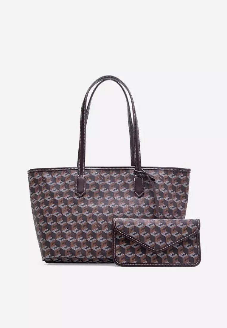 Russo Medium Tote Bag Chestnut Brown