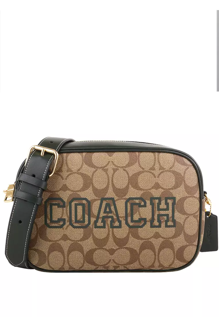 Buy Coach Coach Jamie Camera Bag In Signature Canvas With Varsity Motif