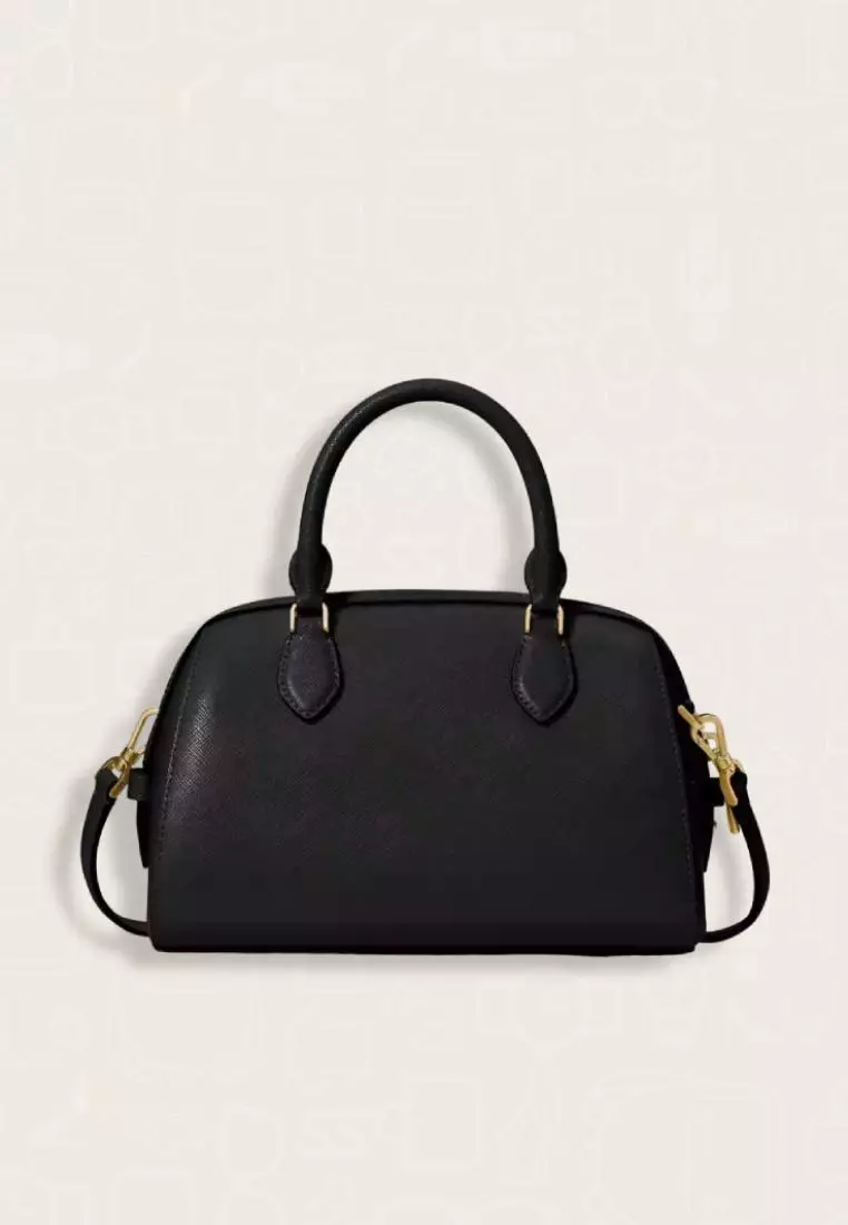 Kate Spade Madison Saffiano Leather Duffle Crossbody Black