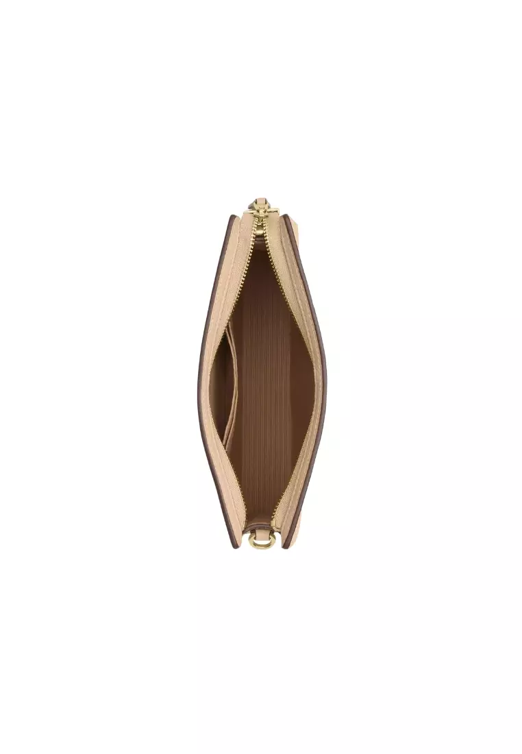 Coach Slim Crossbody Bag in Signature Leather In Oat CCI75