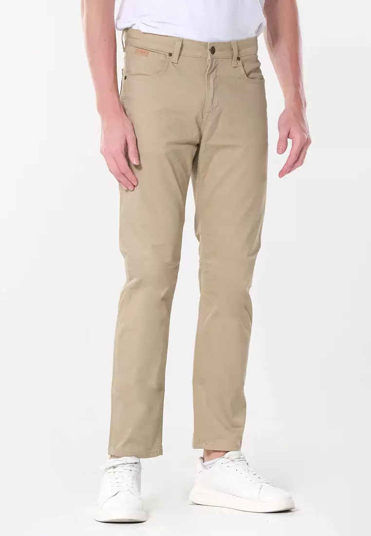 Texas Straight Colored Pants for Men in Khaki Color