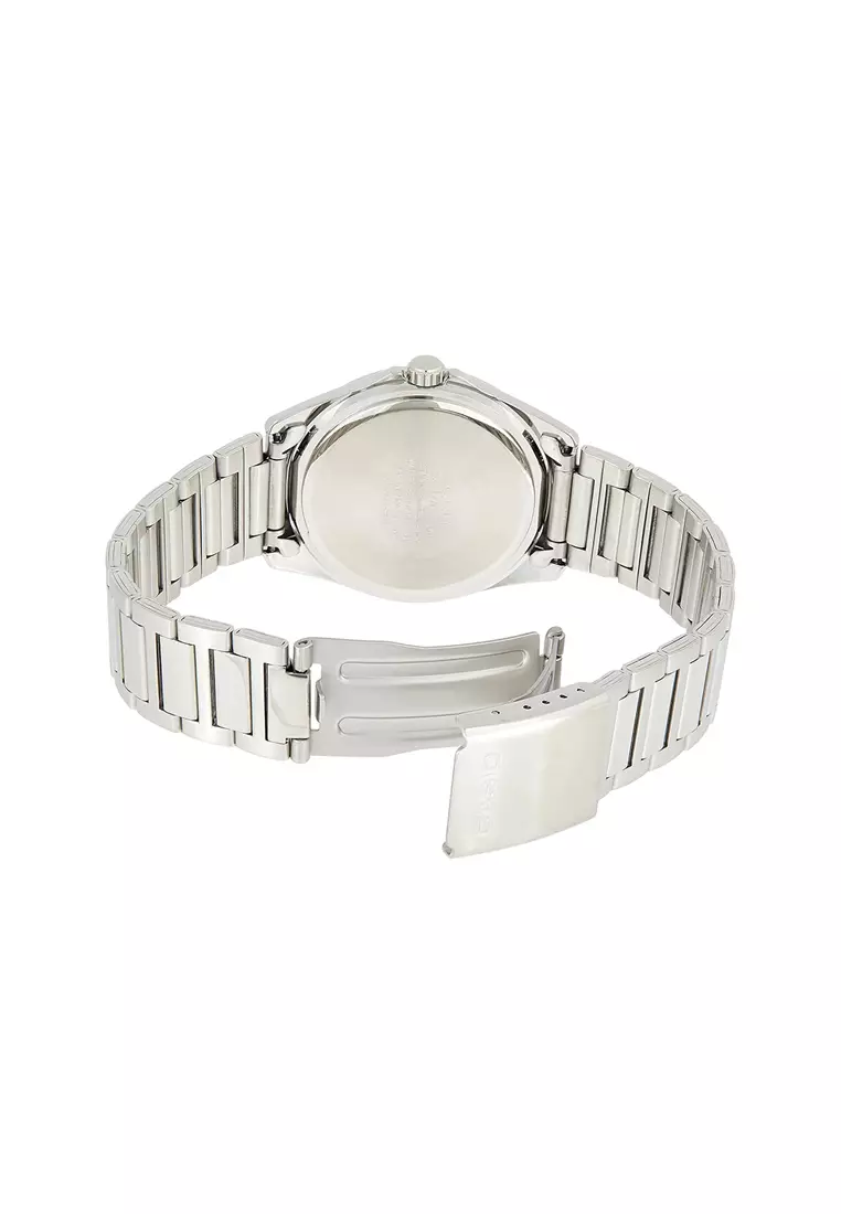 Men Analog Watch MTP-1370D-7A2V Silver Stainless Steel Strap