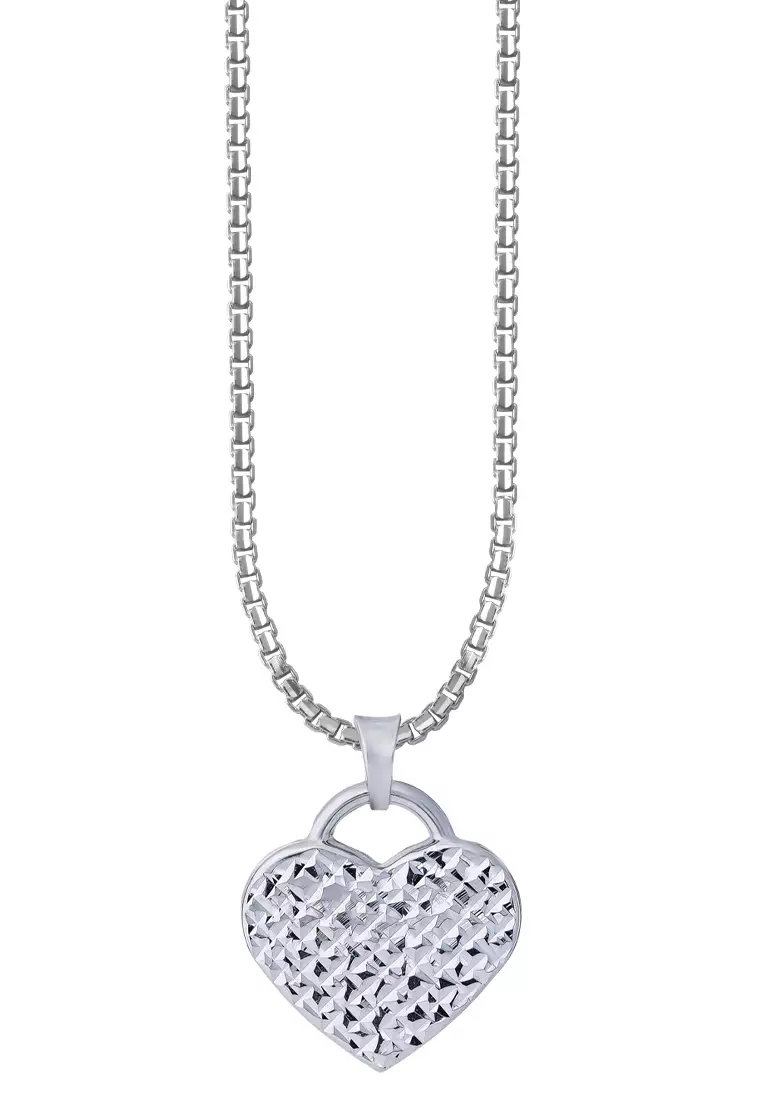 TOMEI [Online Exclusive] True Love Pendant, White Gold 585