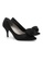 Gripz black Beth Satin Pointed Toe Mid Heels F5430SH0793D65GS_2