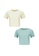 DeFacto green 2-pack Short Sleeve T-Shirt 8EDC1AABF8C1FFGS_2