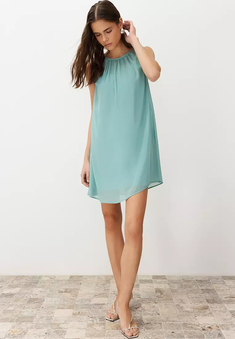 Buy Trendyol Chiffon Mini Dress 2025 Online ZALORA