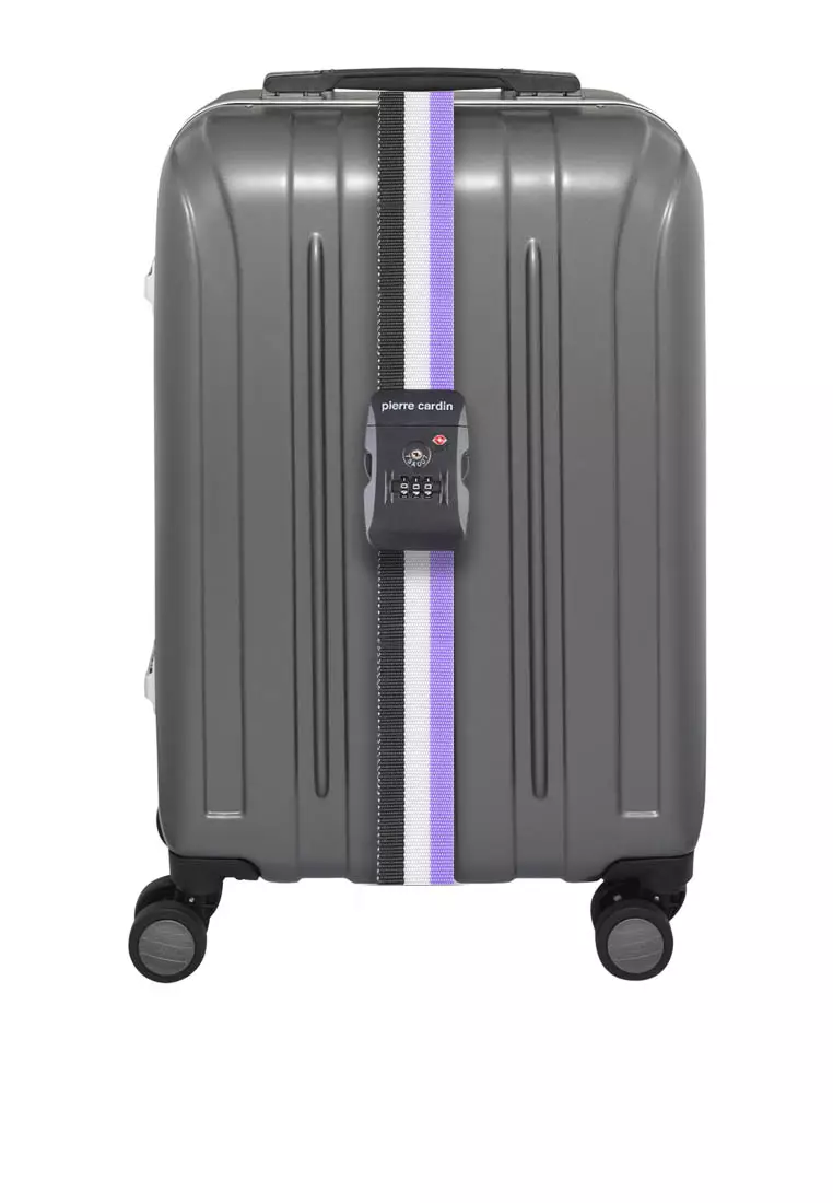 Pierre Cardin Strap Koper Travel Strap to Secure Luggage Tali Pengaman Sabuk Koper TSA