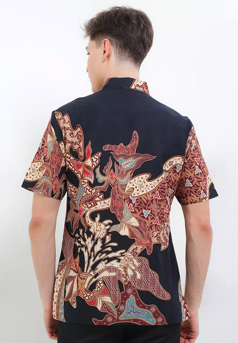 Hem Body Fit Batik Daun