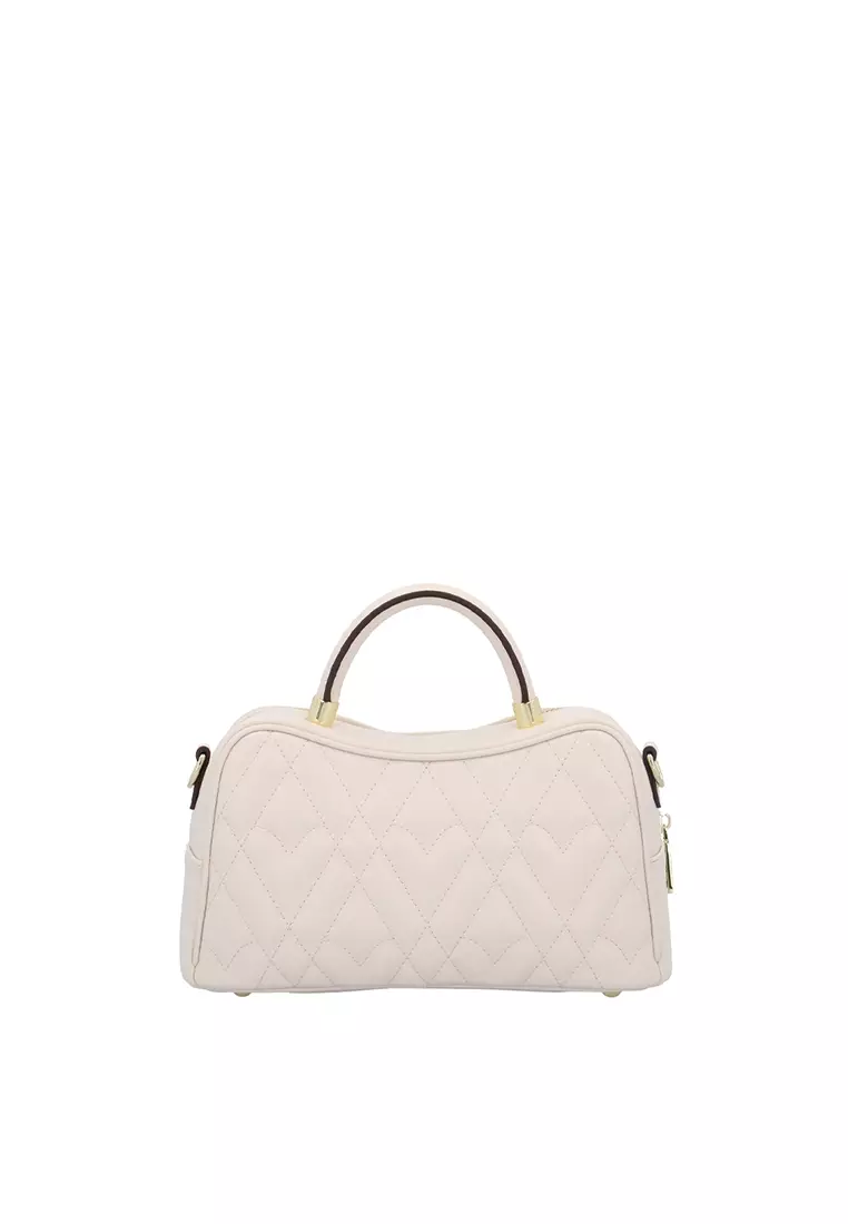 The Amora Top Handle Bag - Beige
