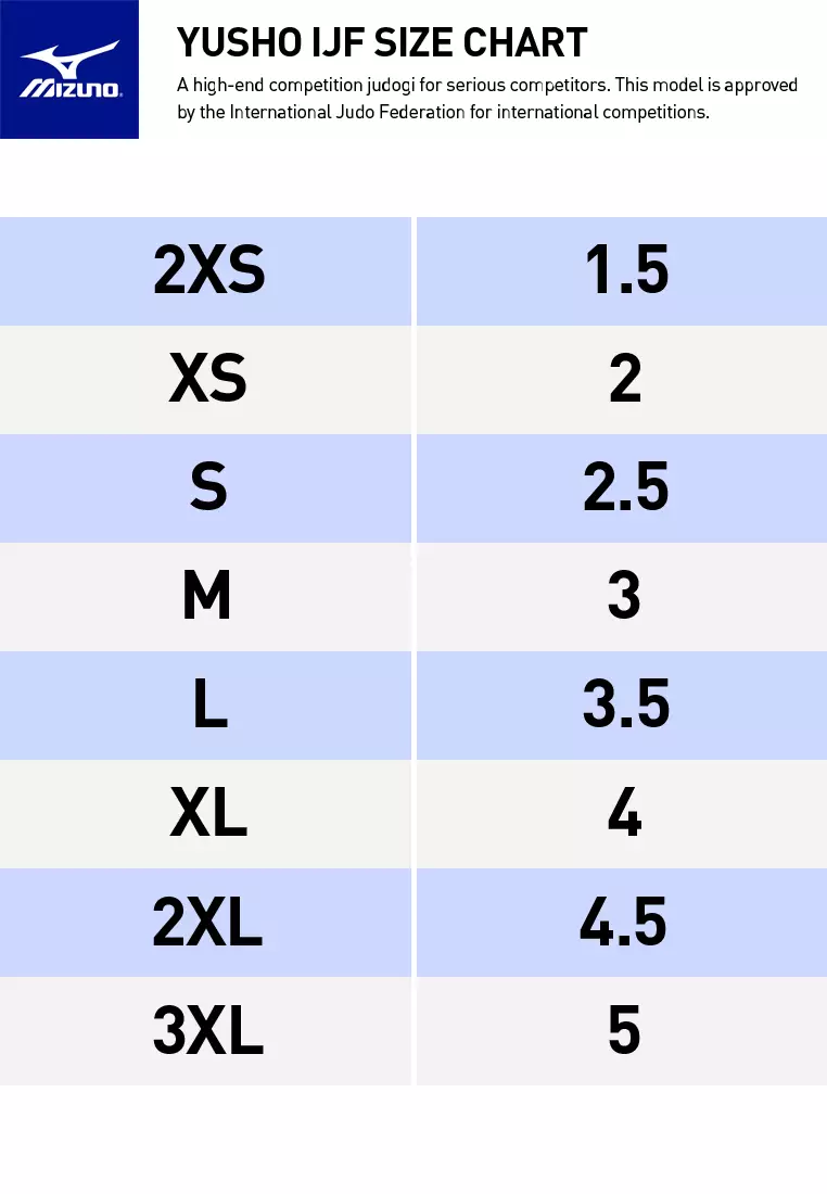 Yusho Set IJF Adult Judogi White 22GGAA5101 Uniform (Belt not included)