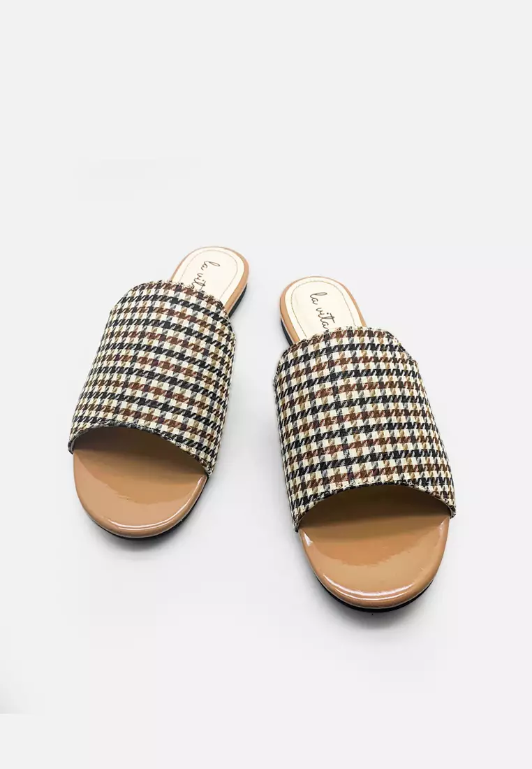 Giselle Sandal Flat Mule Wanita