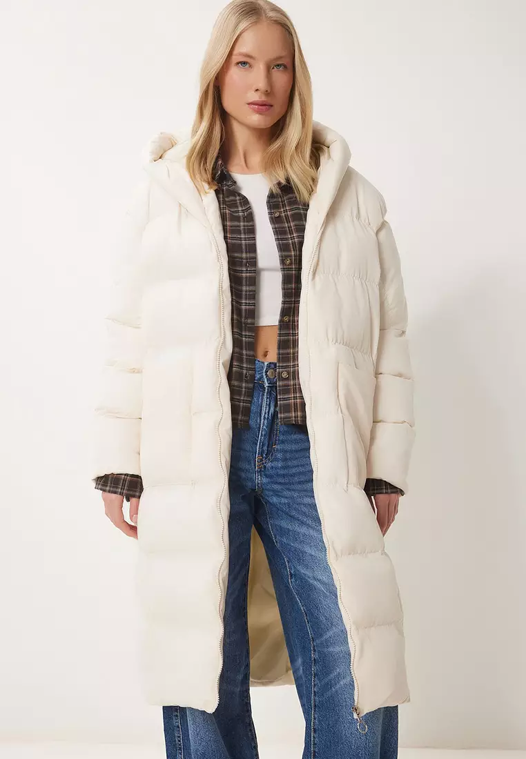 Hoodie Oversize Long Puffer Coat