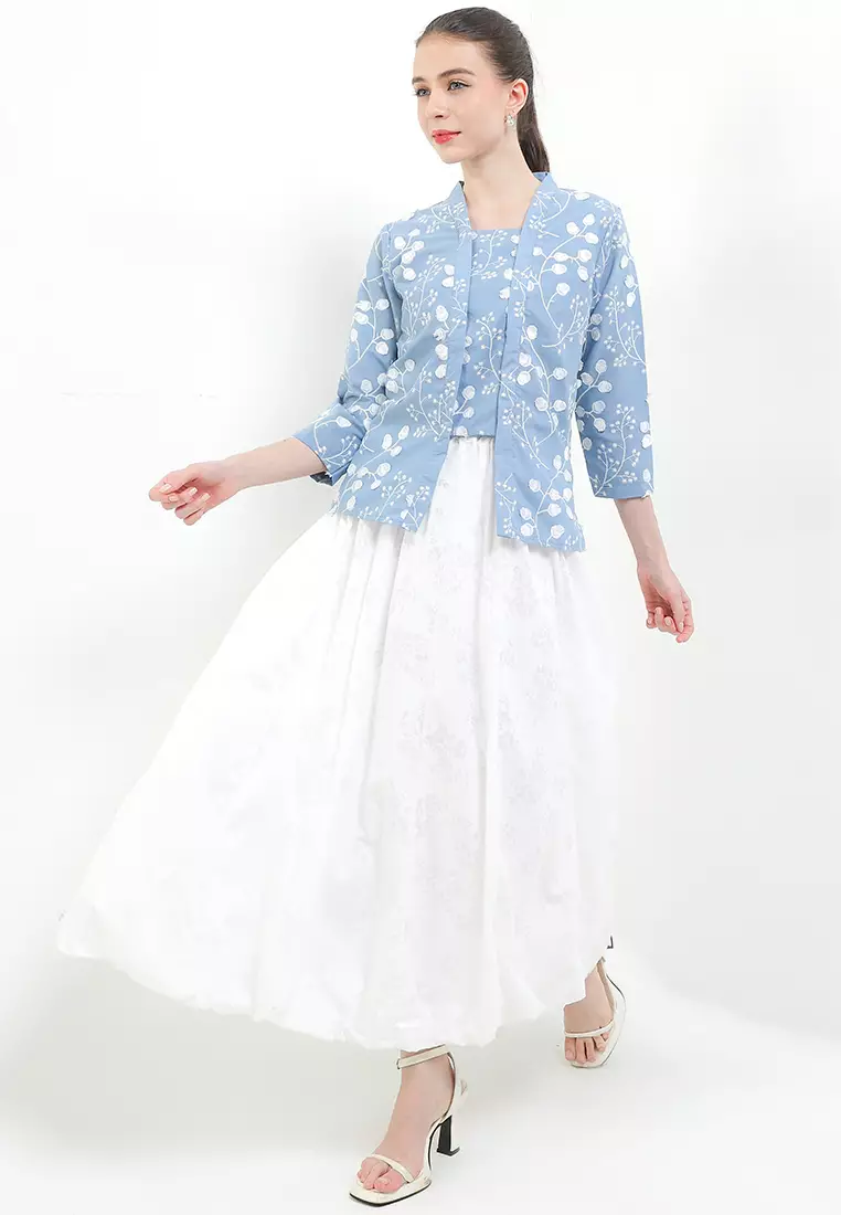Kebaya Fashion Regular 7/8-length Sleeves