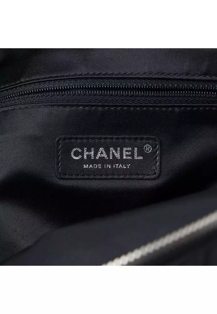 Pre-Loved Chanel Quilted Nylon And Tweed Astronaut Essentials Backpack