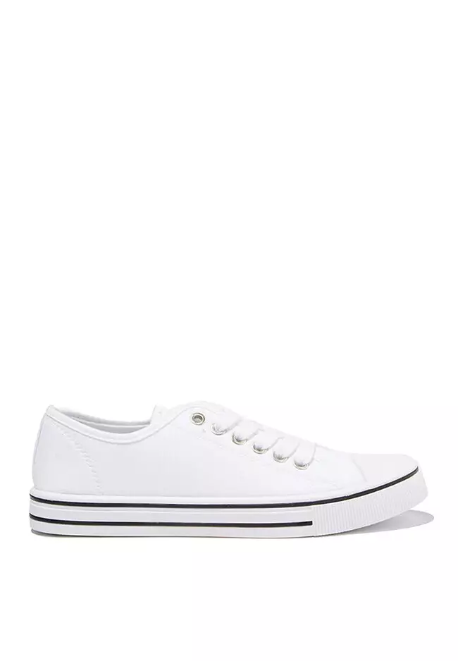 Harlow Lace Up Plimsoll Sneakers