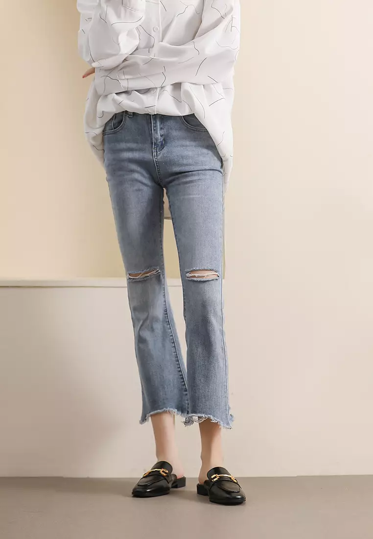 Horsebit Synthetic Leather Mules WW340-6