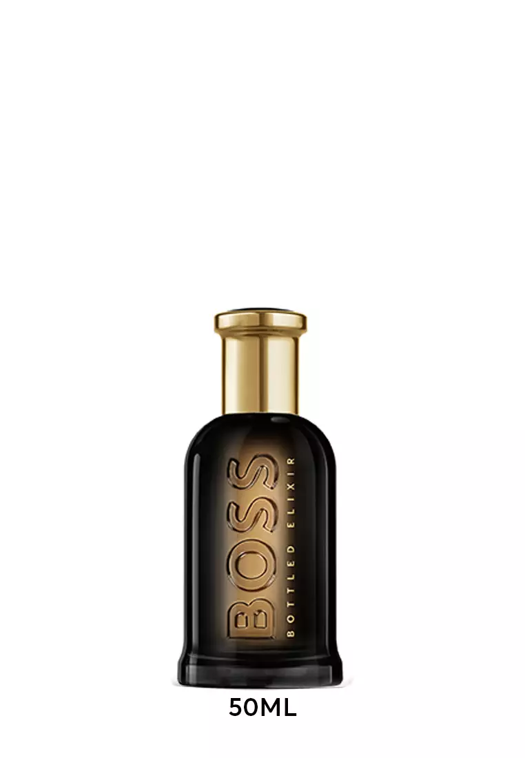 BOSS Bottled Elixir Parfum for Men 50ml - Incense, Vetiver , Cedarwood - Ambery Woody Perfume