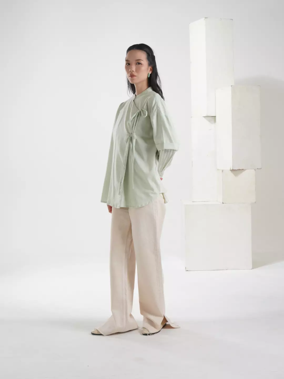 Aleza - Saba Shirt Pale Green