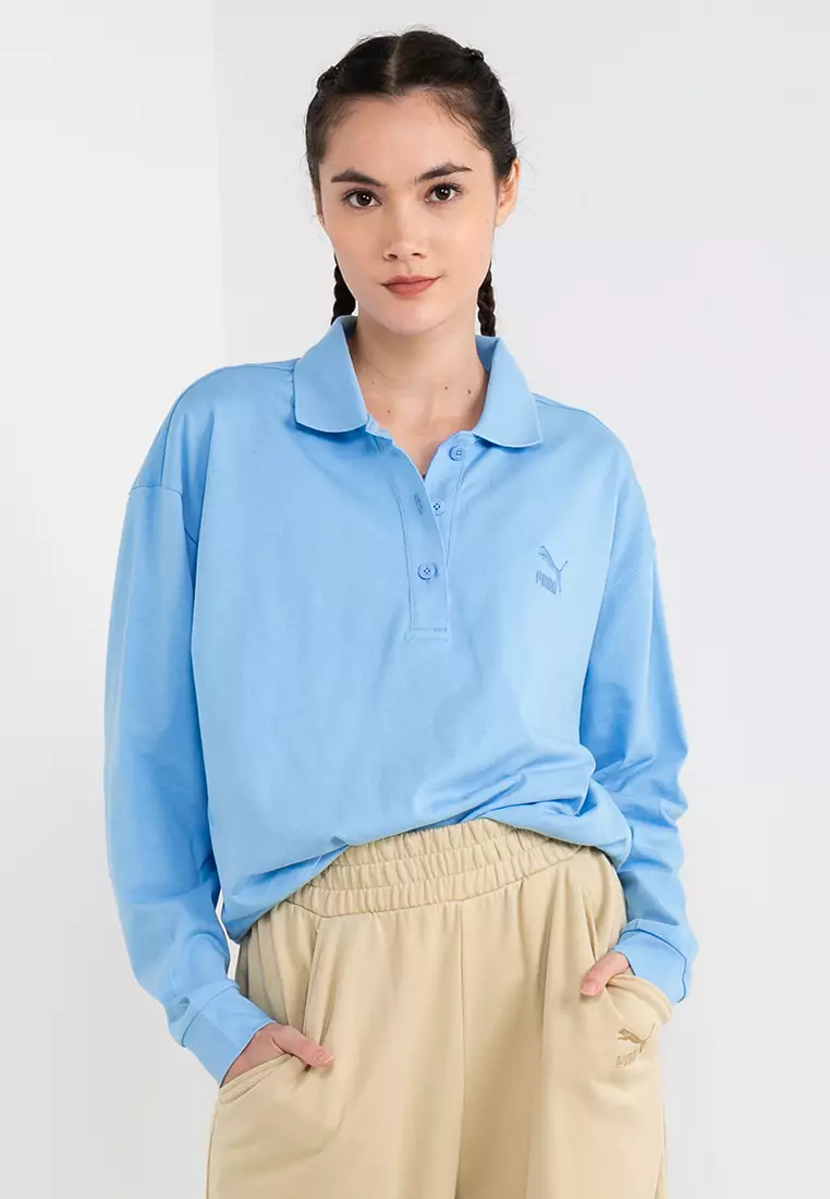 Long polo hotsell shirt womens