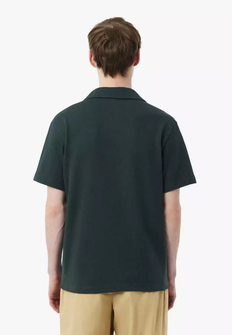 Classic Fit Cotton-Linen Polo Shirt