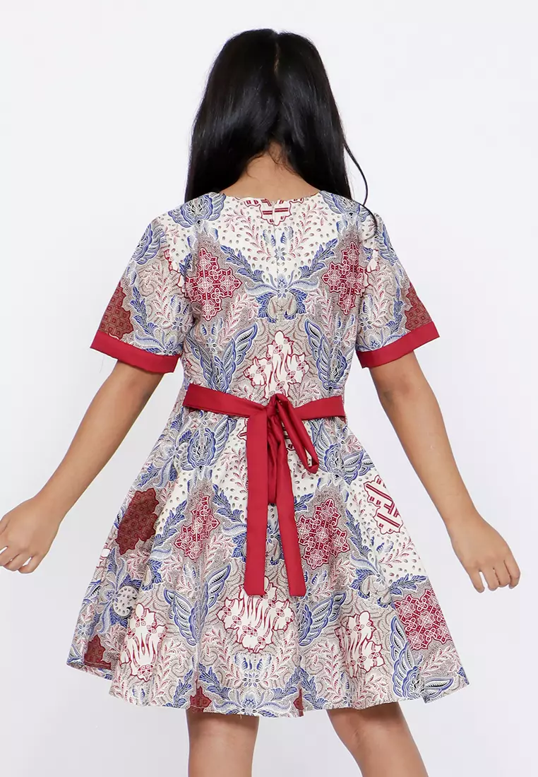My Aksa Dress Anak Batik Claressa Mahatma