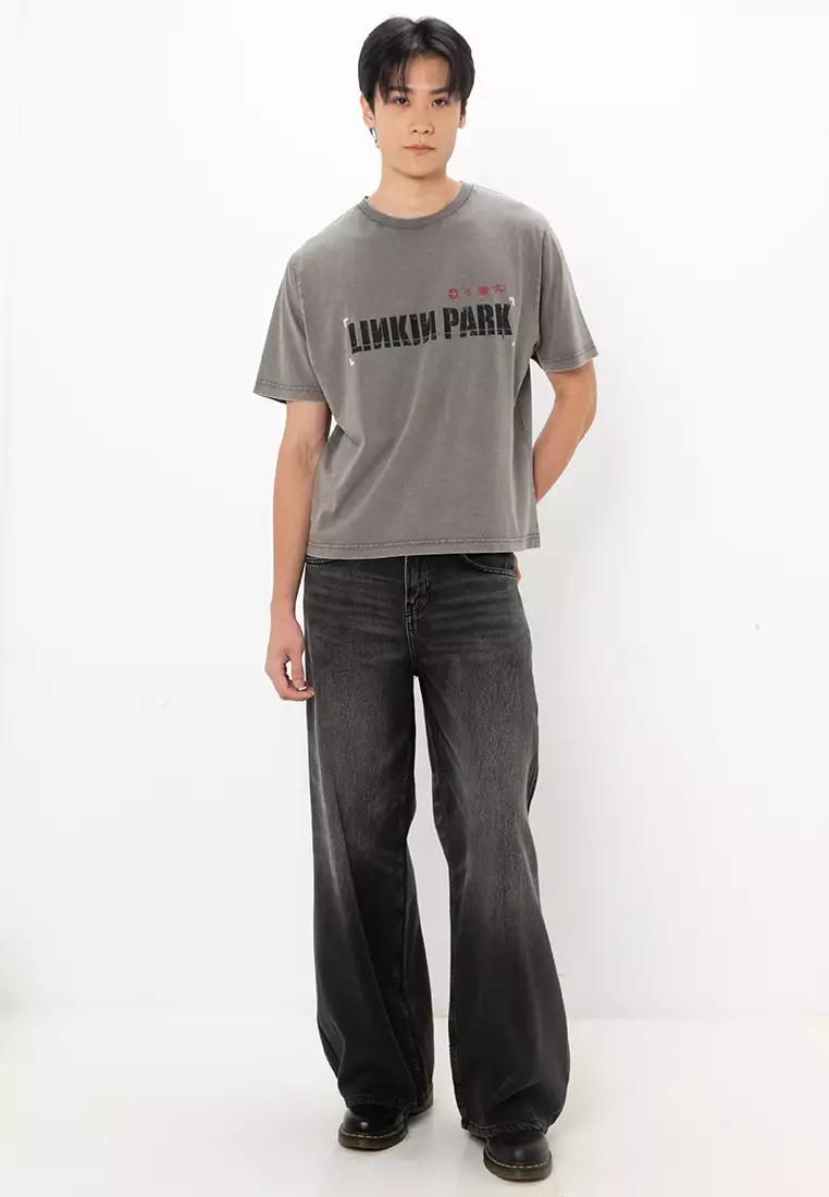 Cropped Fit Music T-Shirt