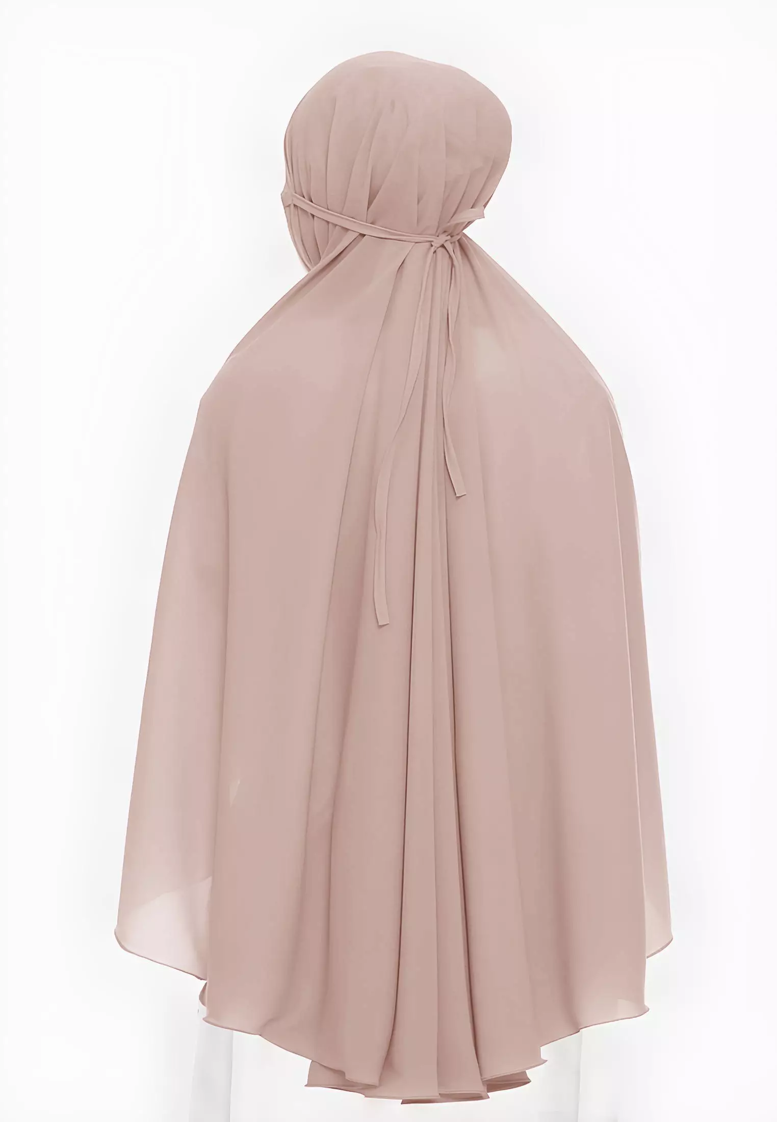 Ashilla Khimar Bergo | Hijab Instan Tali | Bergo Jumbo Kerudung - Nut Milo