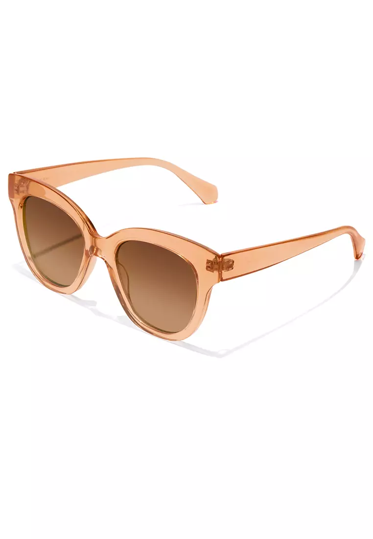 HAWKERS Soft Orange Terracota Audrey Sunglasses For Women, Female. Official Product Designed In Spain