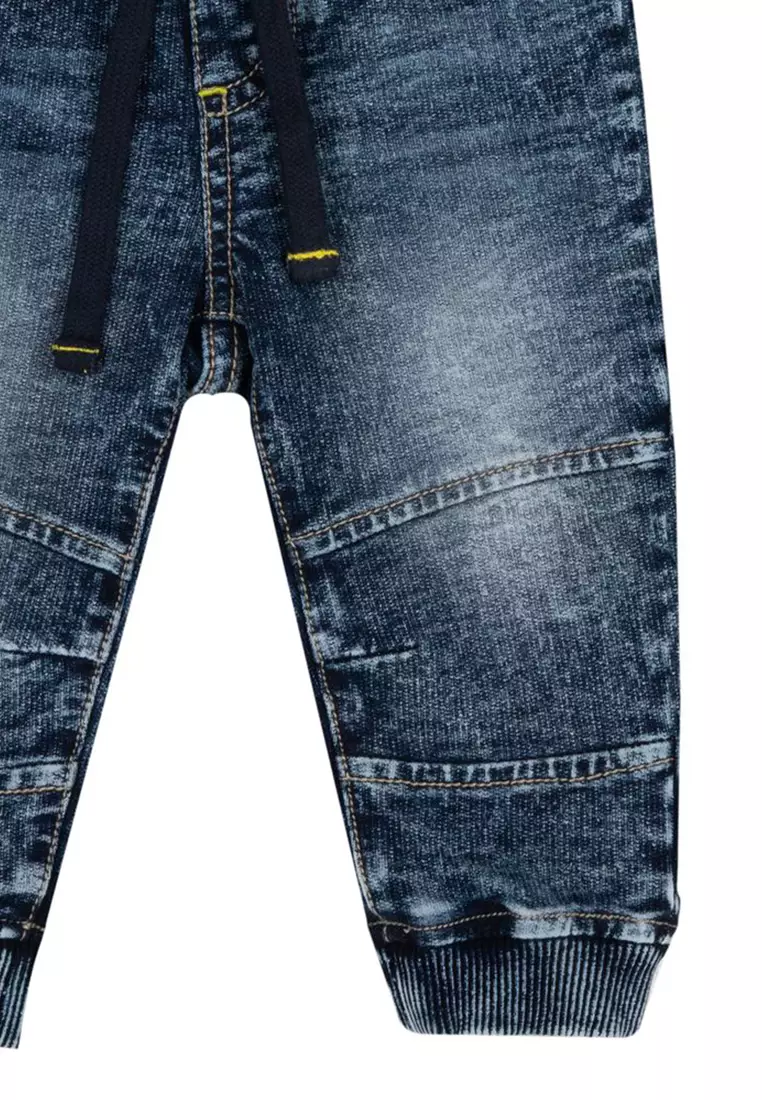 Buy Chicco Jeans with Adjustable Drawcord and Elasticated Leg Bottom 2024  Online