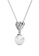 Her Jewellery silver Her Jewellery Pearl Heart Pendant with Premium Grade Crystals from Austria 17339ACDC7C5D3GS_2