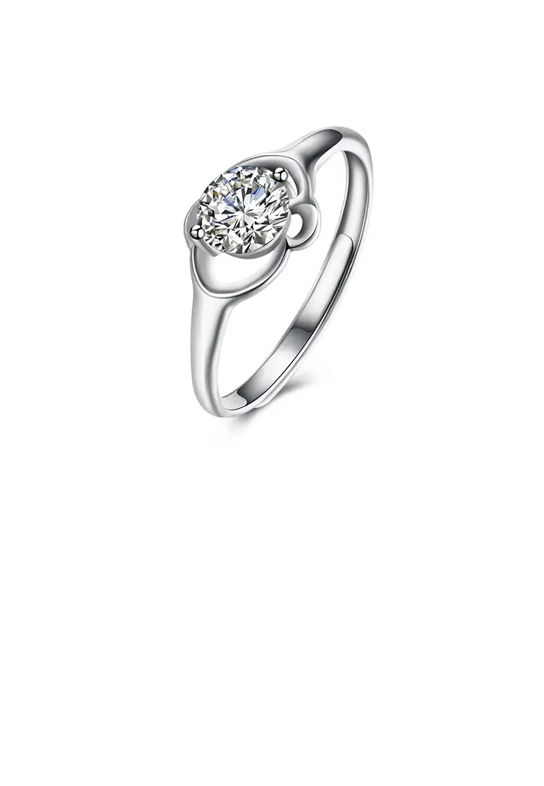 Buy Glamorousky 925 Sterling Silver Fashion Simple Hollow