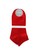 SOXGALERI red Anti-Bacterial Cotton Sneaker Socks for Women 89CC2AA7F94924GS_3