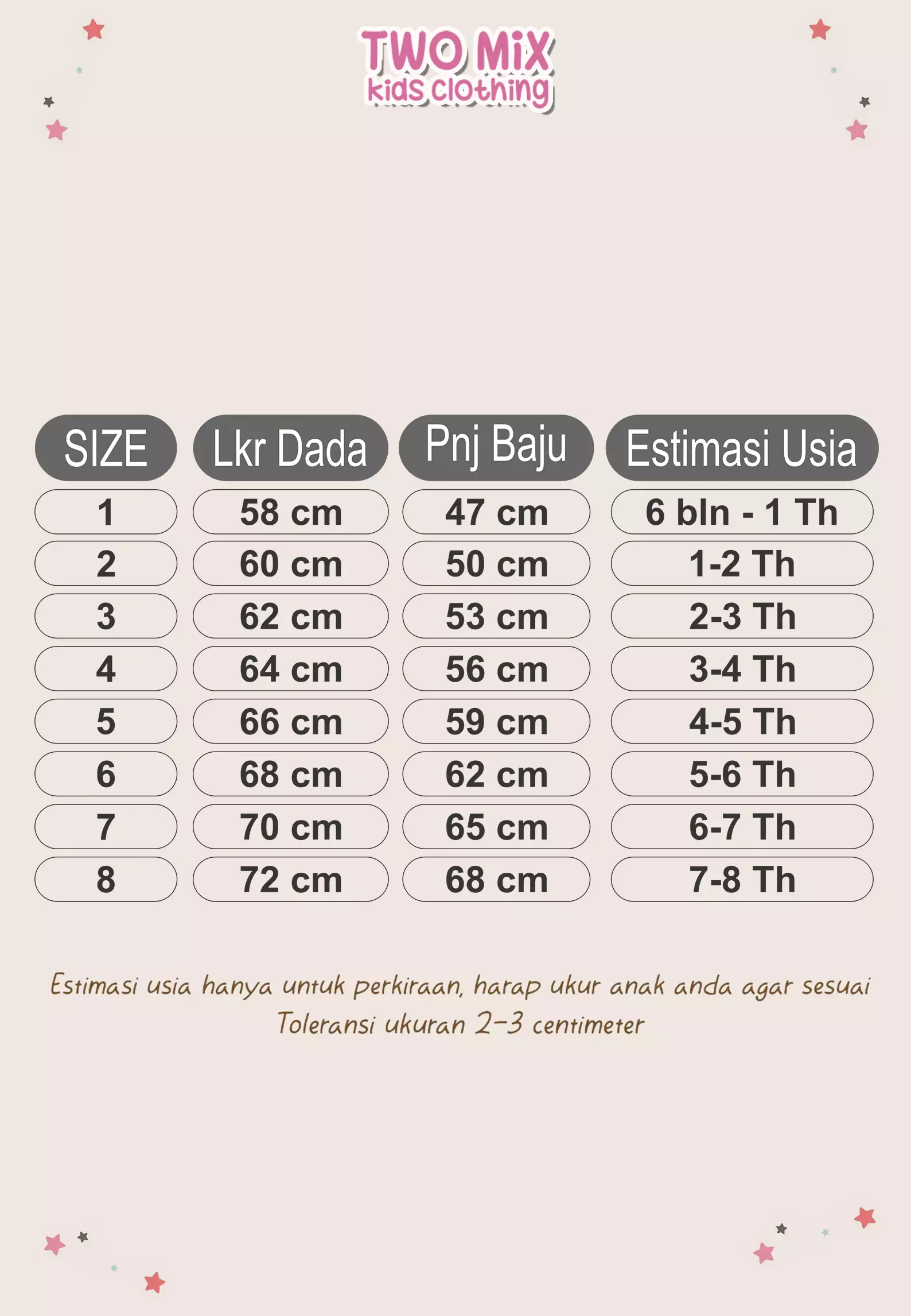 Two Mix - Baju Gloria Dress Anak Perempuan Kasual 1-8 Tahun 4409 Blueberry