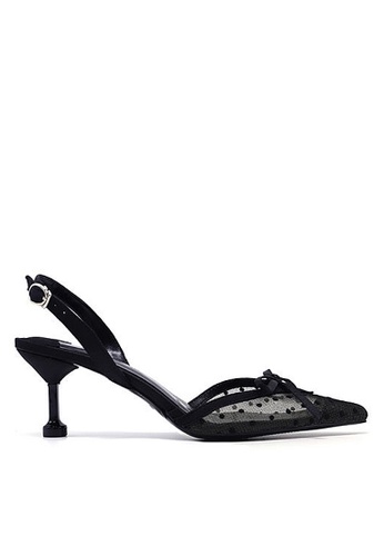 Twenty Eight Shoes black VANSA Ankle Strap Strappy Mid Heel Sandals VSW-S8013 55292SHA727982GS_1