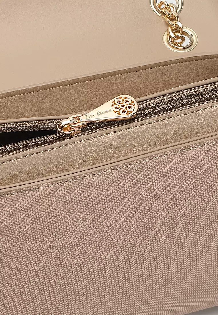 Women's Sling Bag / Crossbody Bag (斜孭袋) - 米黃色