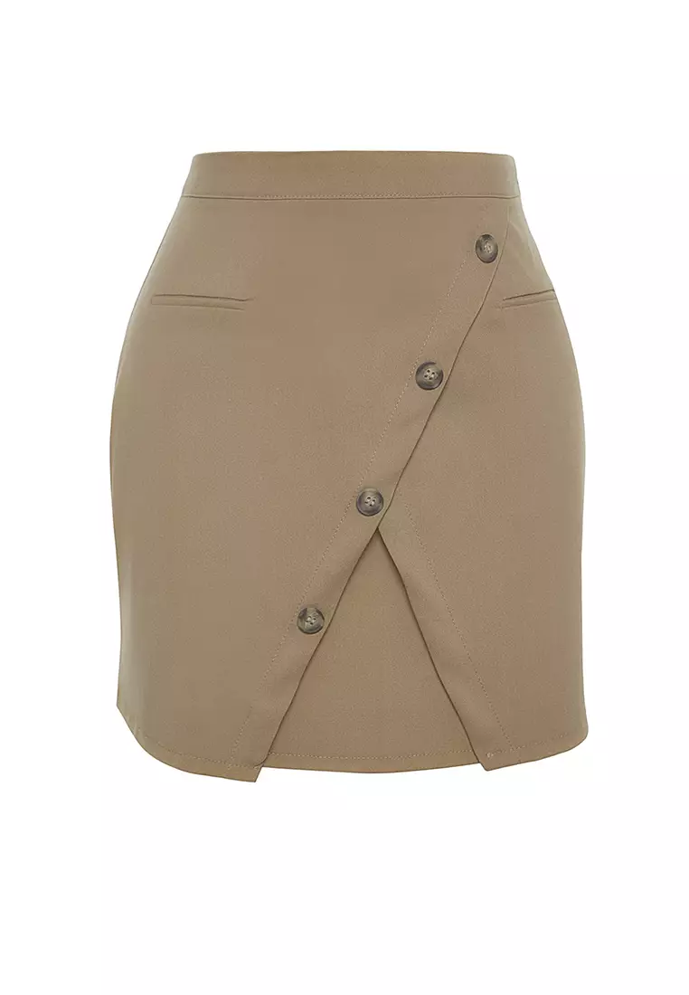 Buttoned Skirt